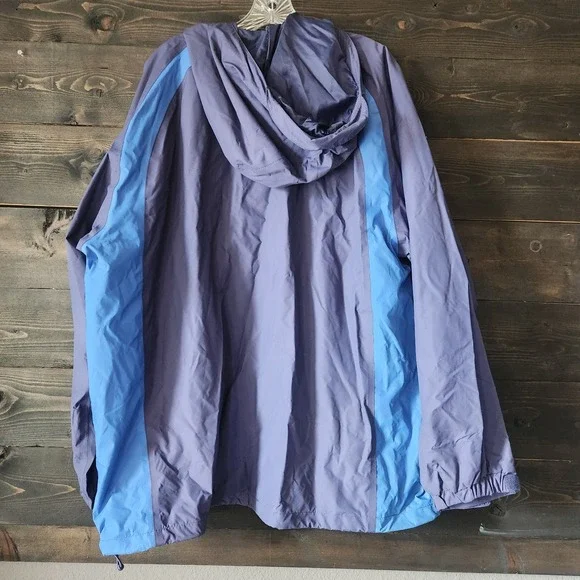 Coleman Outdoor Windbreaker Jacket Mens 2XL Waterproof Hiking Gorpcore Hooded - Picture 2 of 10
